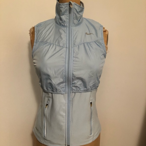Nike Fit light blue vest running jacket XS - Picture 1 of 8
